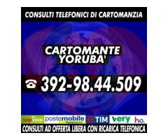 Consulti telefonici con offerta libera ricarica telefonica - il Cartomante Yorubà