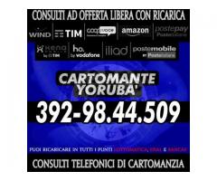 ★Cartomanzia professionale a offerta libera★Consulti telefonici personalizzati★Cartomante Yoruba'★